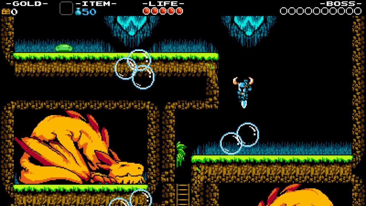 Скриншот игры Shovel Knight: Shovel of Hope DX для Switch