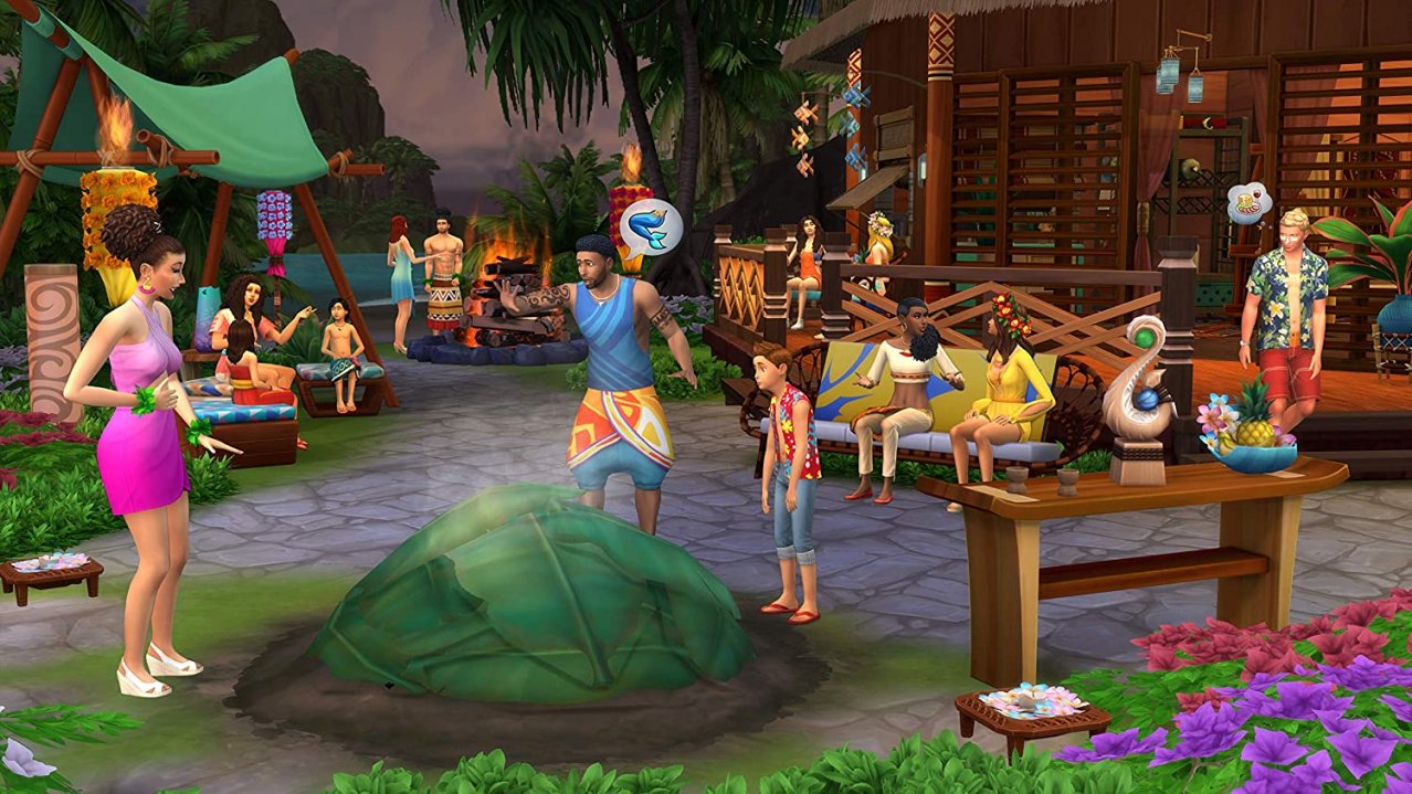 Скриншот игры The Sims 4 + Island Living Bundle для Xboxone