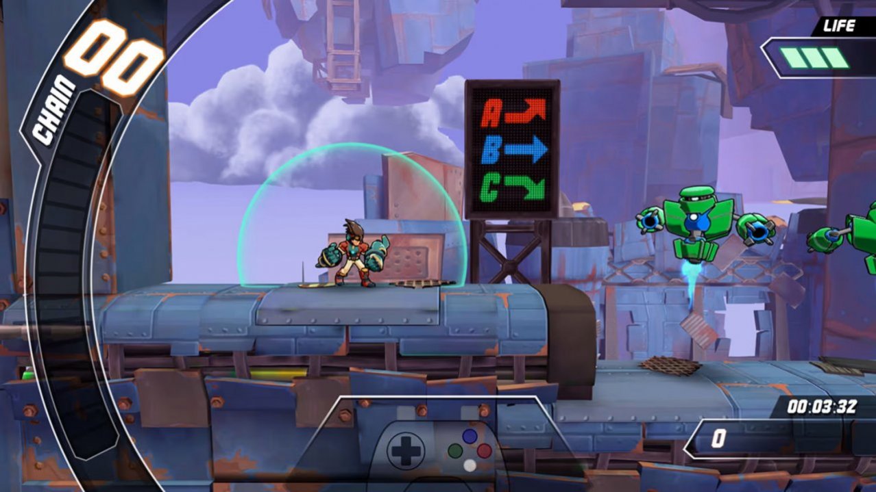 Скриншот игры Skybolt Zack (код загрузки) для Switch