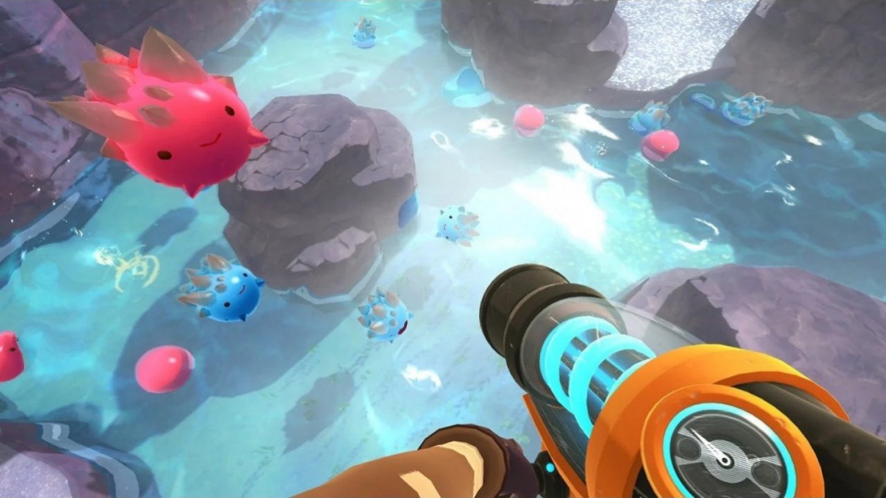 Скриншот игры Slime Rancher Plortable Edition для Switch