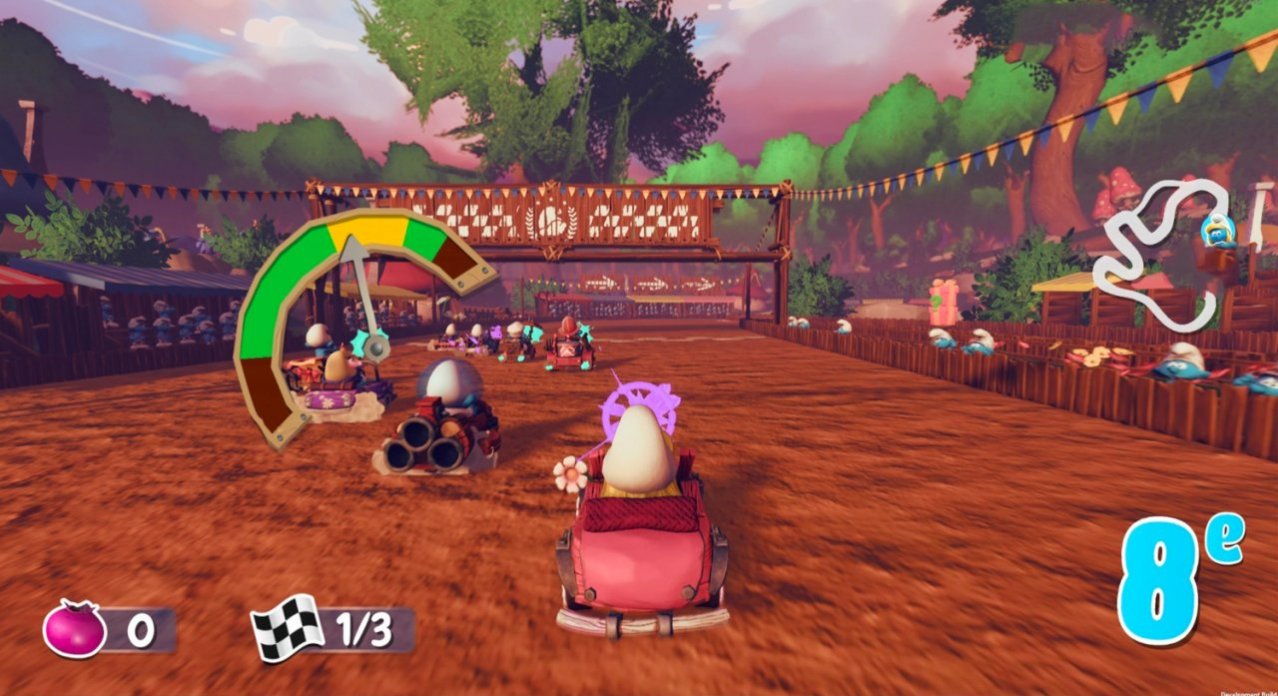Скриншот игры Smurfs Kart Turbo Edition (Б/У) для Switch