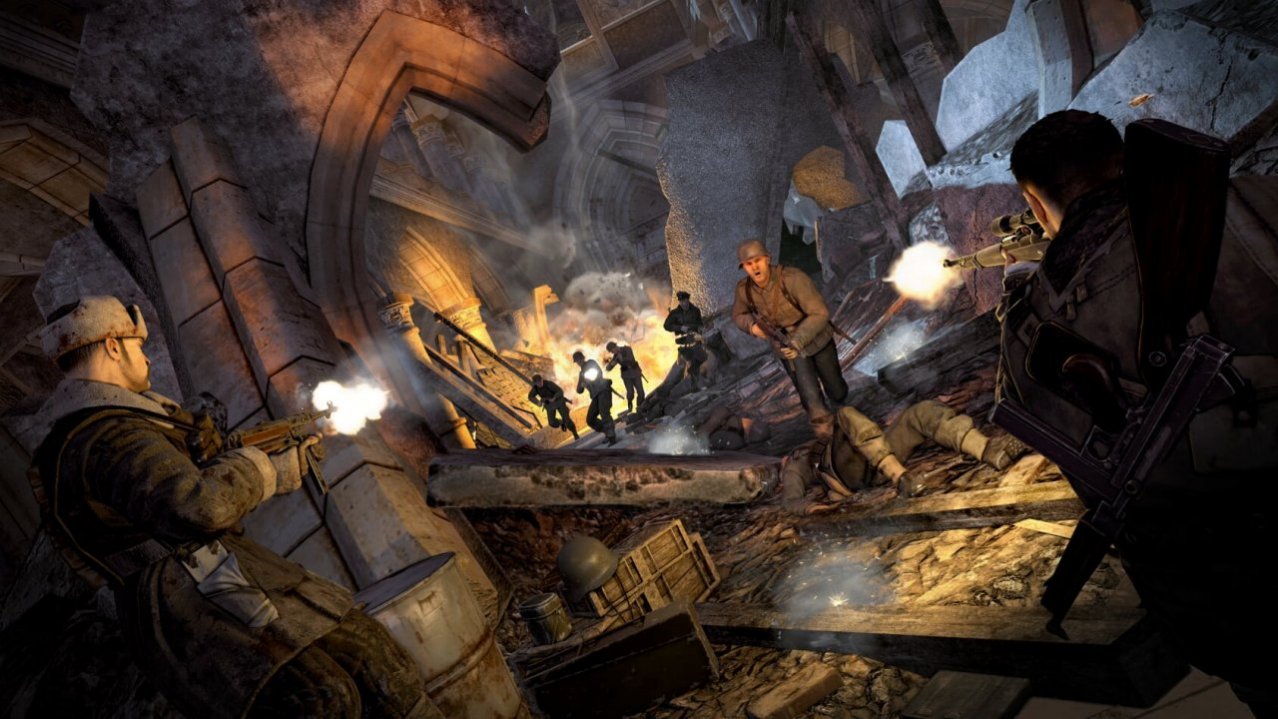 Скриншот игры Sniper Elite V2 Remastered для PS4