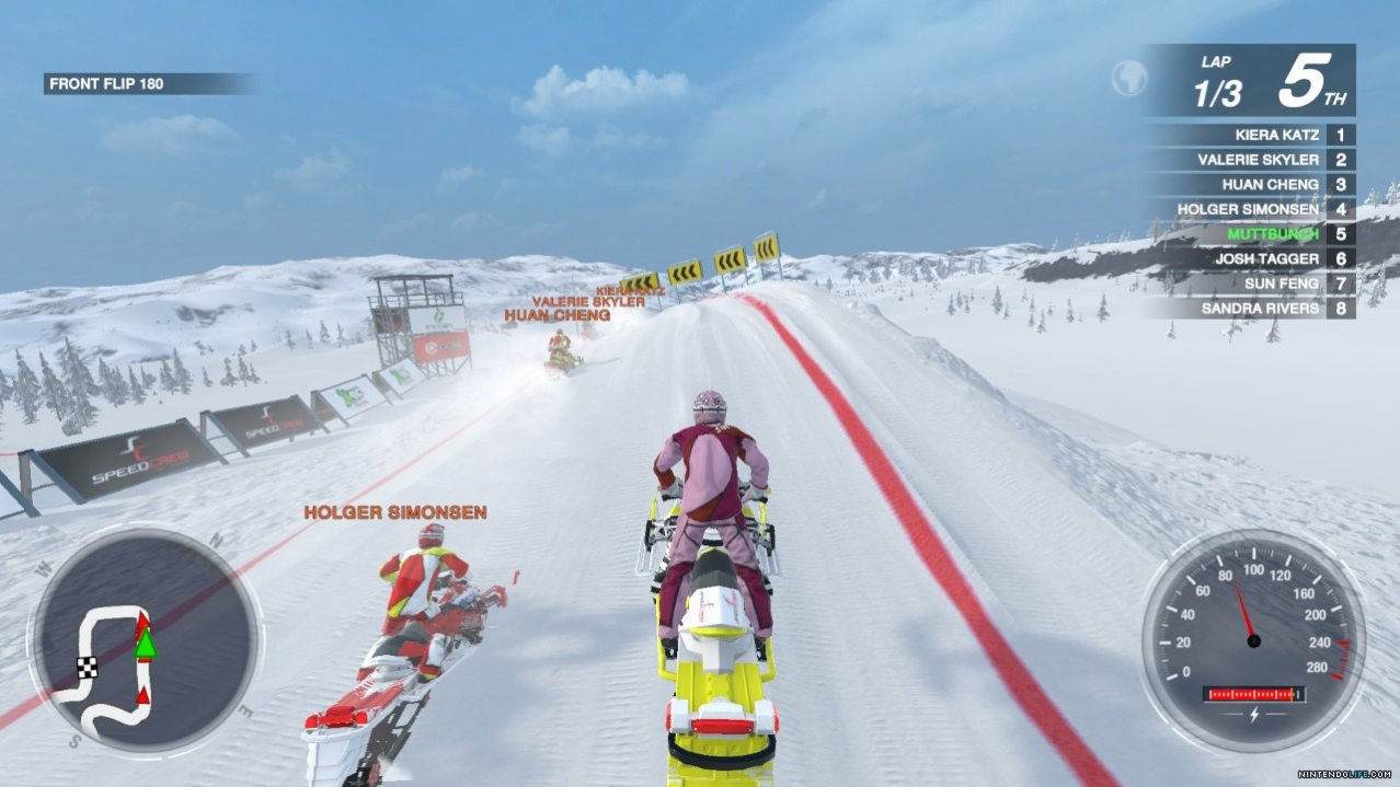 Скриншот игры Snow Moto Racing Freedom для Switch