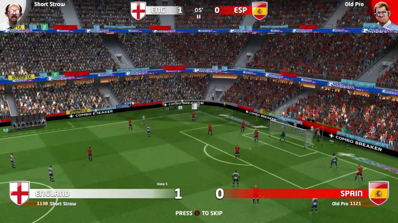 Скриншот игры Sociable Soccer 24 для Switch