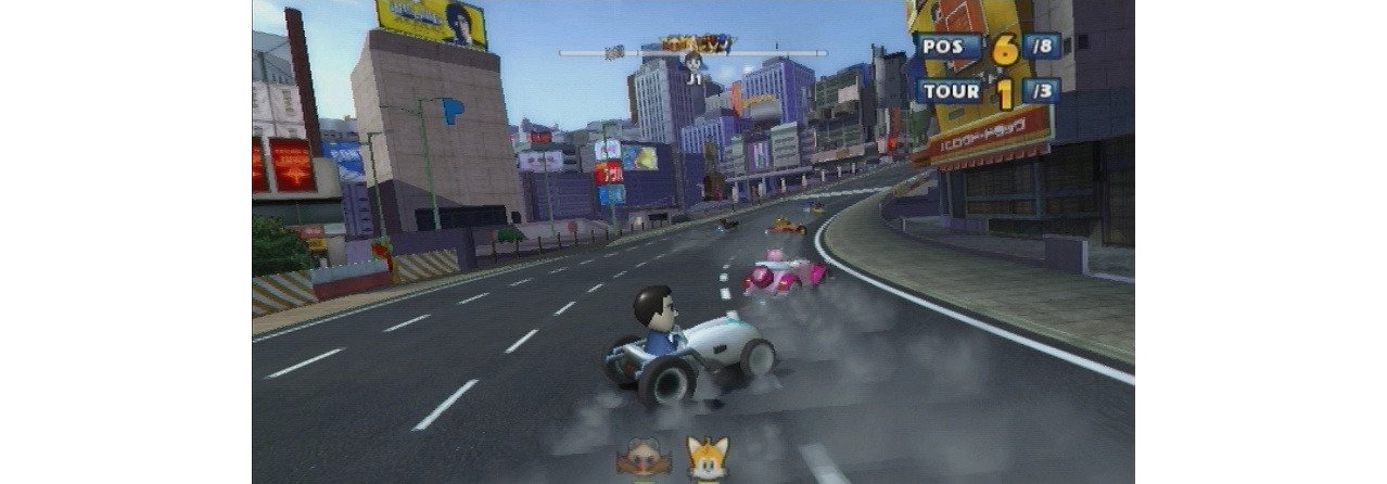 Скриншот игры Sonic & SEGA All-Stars Racing для Wii