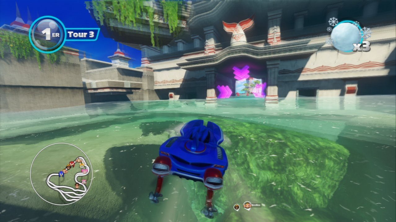 Скриншот игры Sonic & All-Star Racing Transformed (US) для Ps3