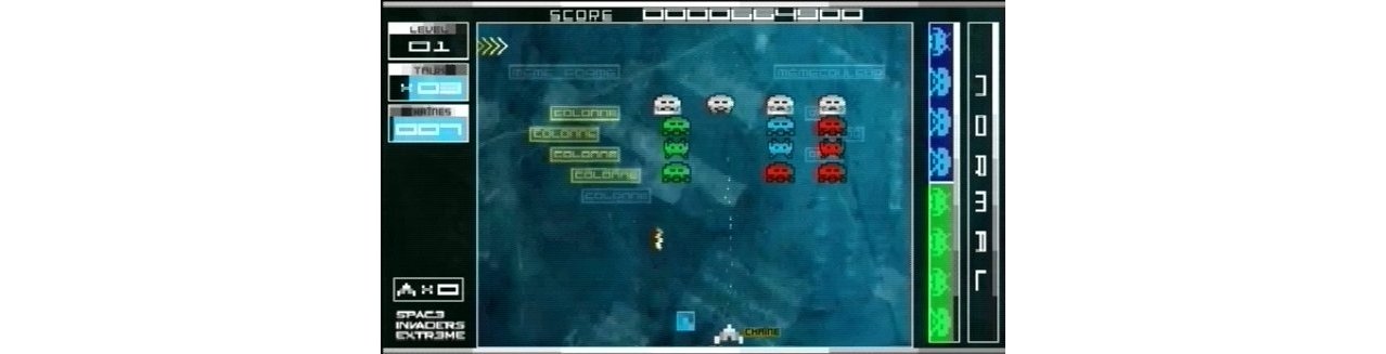 Скриншот игры Space Invaders Extreme для Psp