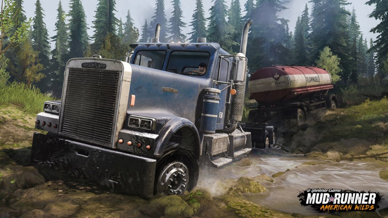 Скриншот игры Spintires: MudRunner American Wilds (US) для Ps4