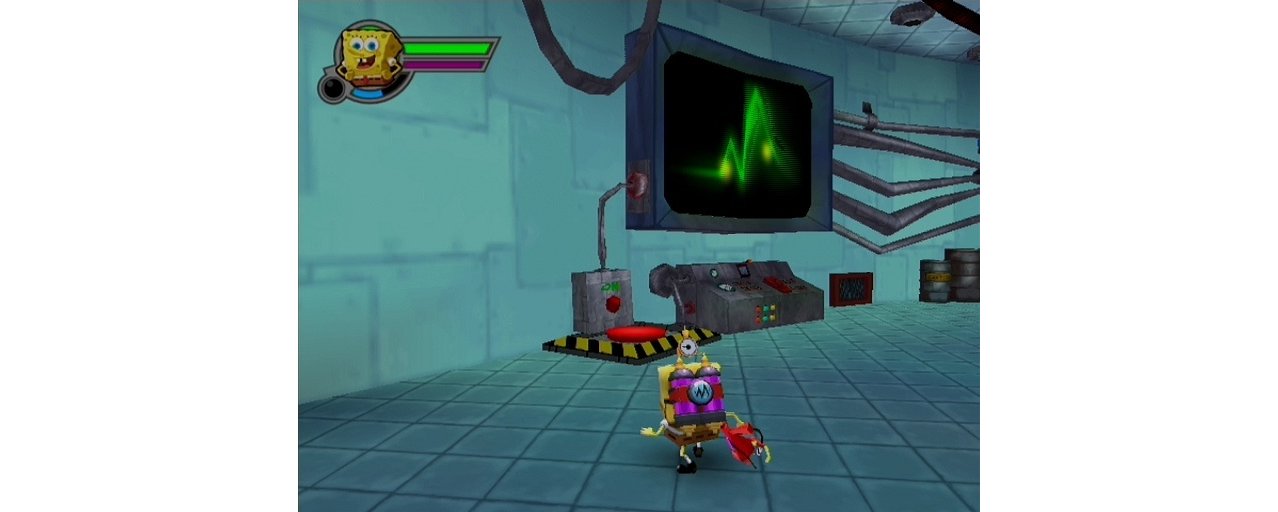 Скриншот игры Spongebob: Globs of Doom для Wii