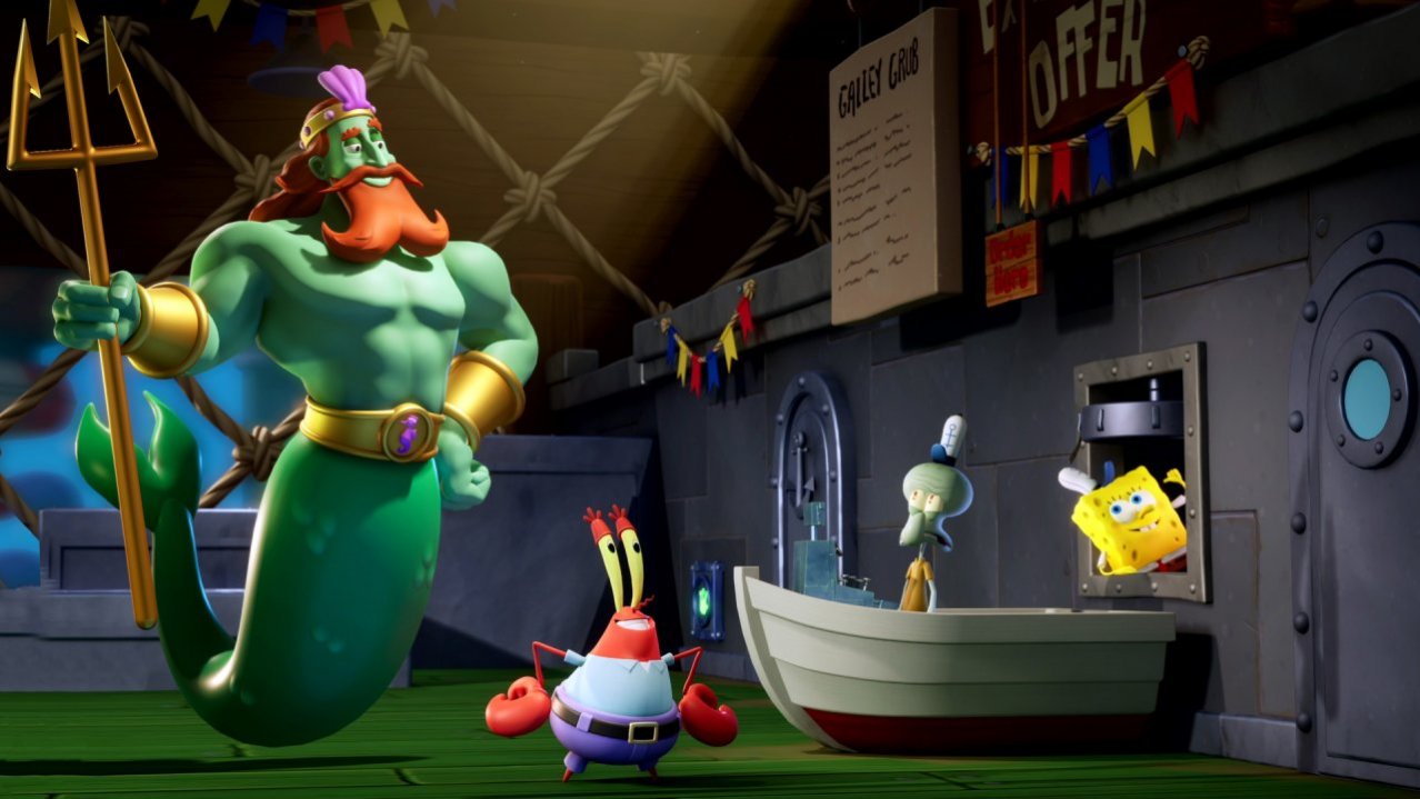Скриншот игры SpongeBob SquarePants: Titans of the Tide для Switch2