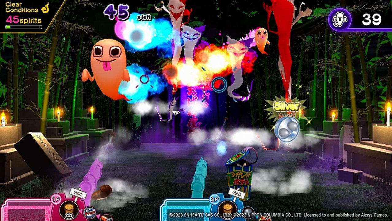 Скриншот игры Spooky Spirit Shooting Gallery для Switch