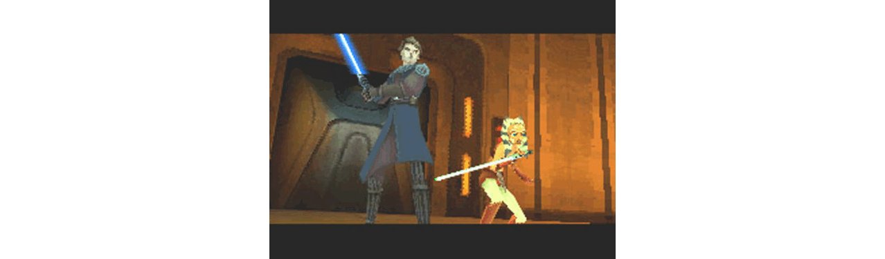 Скриншот игры Star Wars The Clone Wars: Jedi Alliance для 3ds