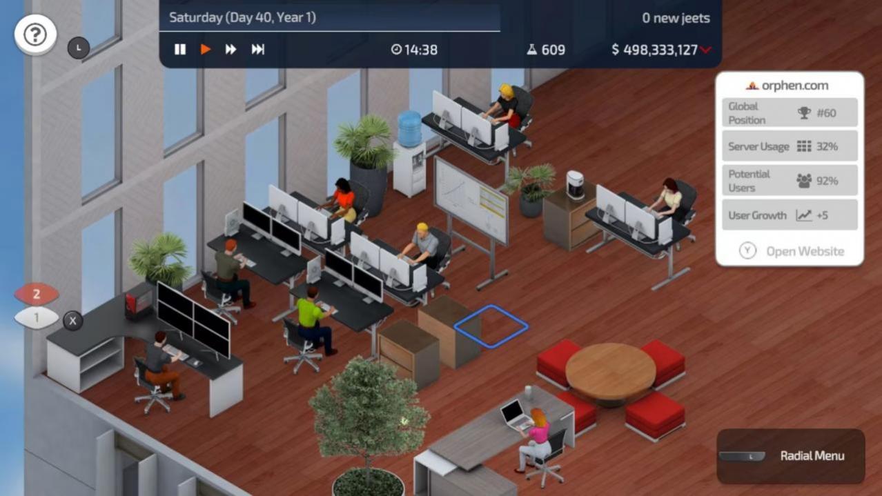 Скриншот игры Startup Company Console Edition для Switch