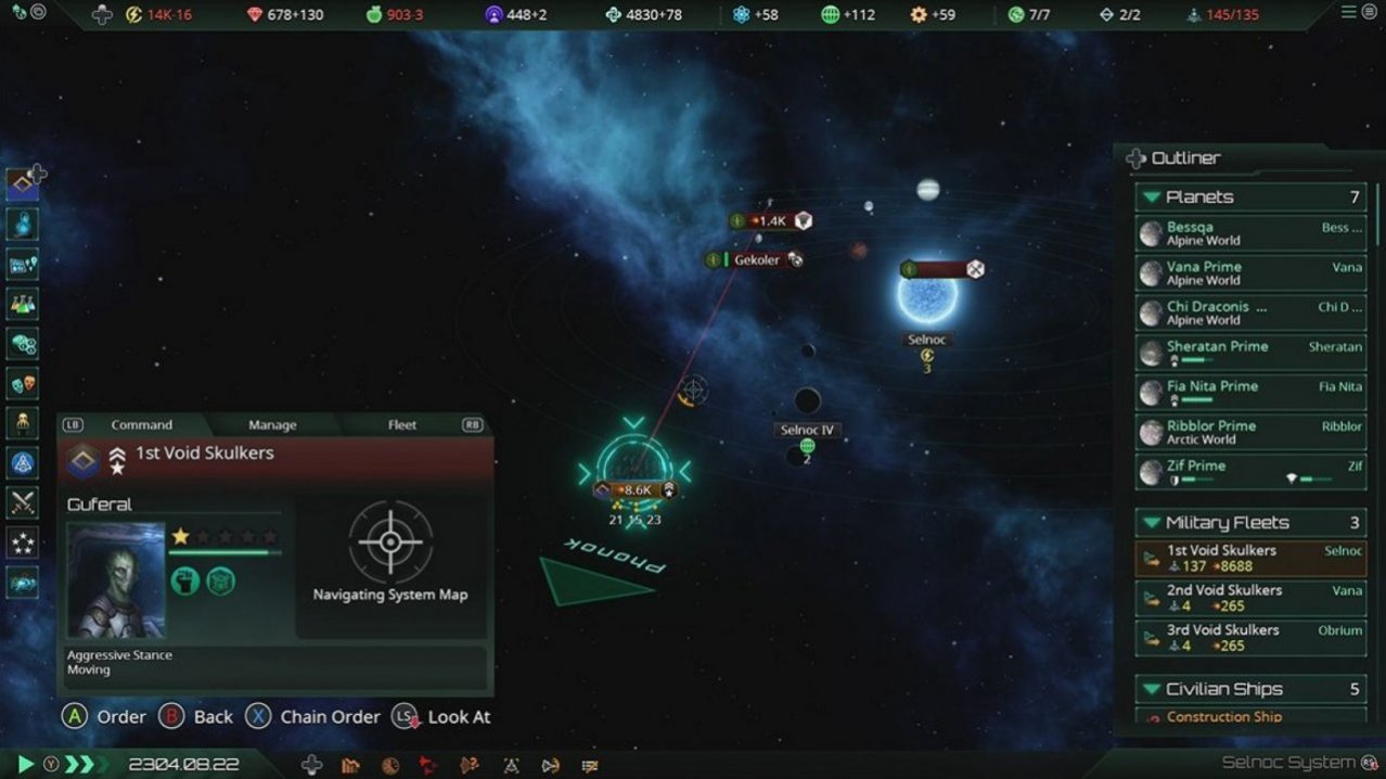 Скриншот игры Stellaris Console Edition для Ps4