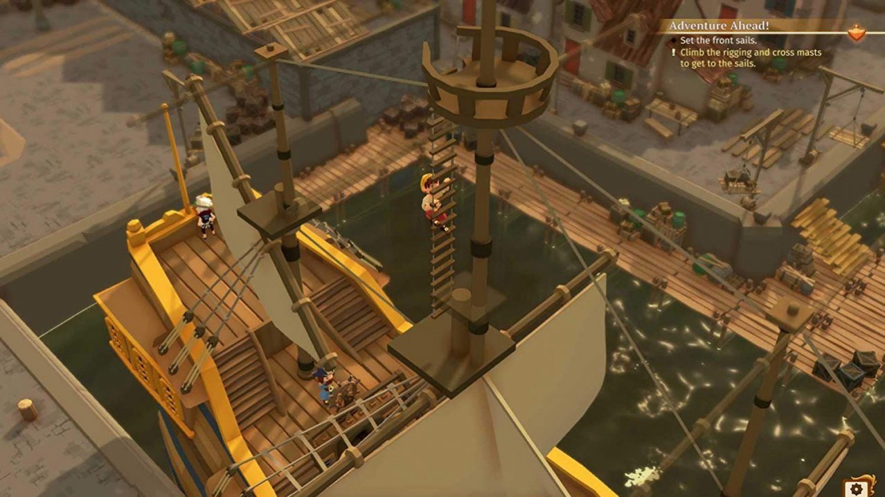 Скриншот игры Stranded Sails: Explorers of the Cursed Islands (код загрузки) для Switch