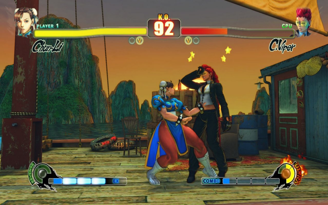 Скриншот игры Street Fighter IV (Б/У) (без обложки)  для Xbox360