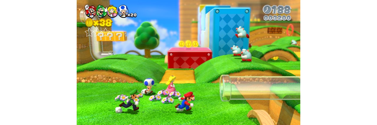 Скриншот игры Super Mario 3D World - Nintendo Selects (Б/У) для Wii