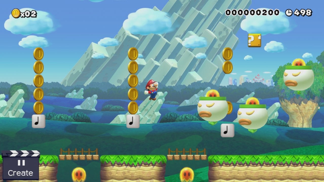 Скриншот игры Super Mario Maker 2 (Б/У) для Switch