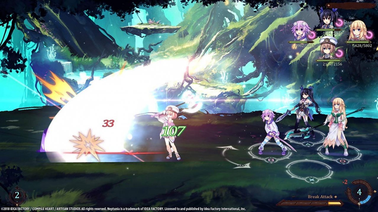 Скриншот игры Super Neptunia RPG для Switch