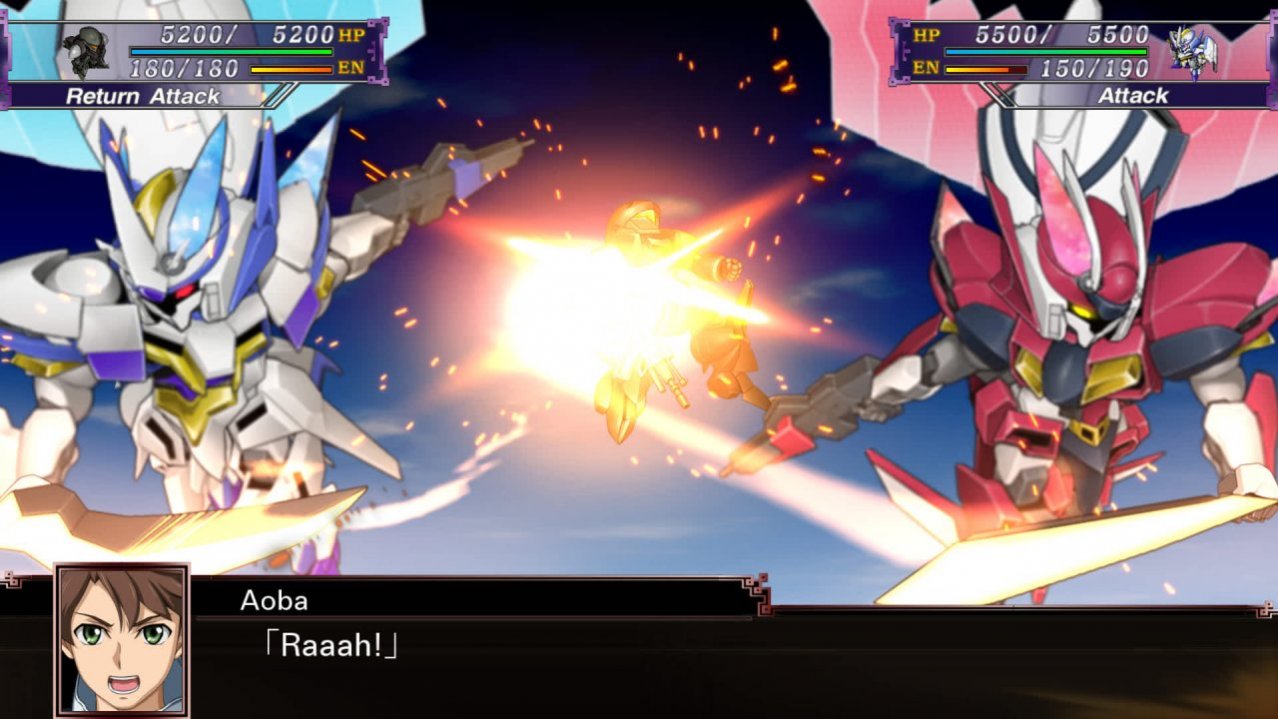 Скриншот игры Super Robot Wars X для Switch