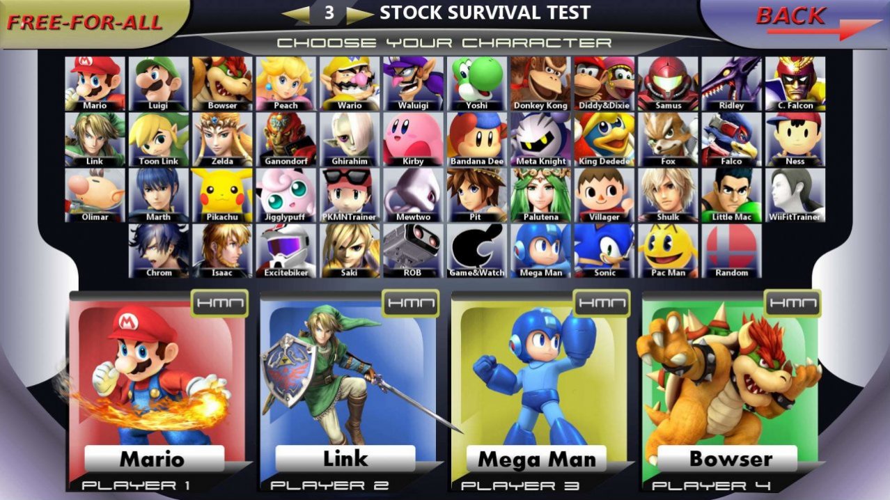 Скриншот игры Super Smash Bros для Wii
