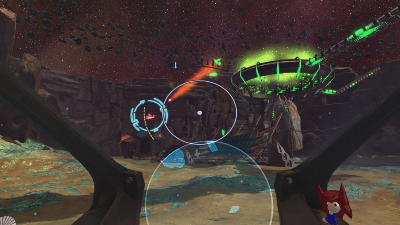 Скриншот игры Super Stardust Ultra VR для Ps4
