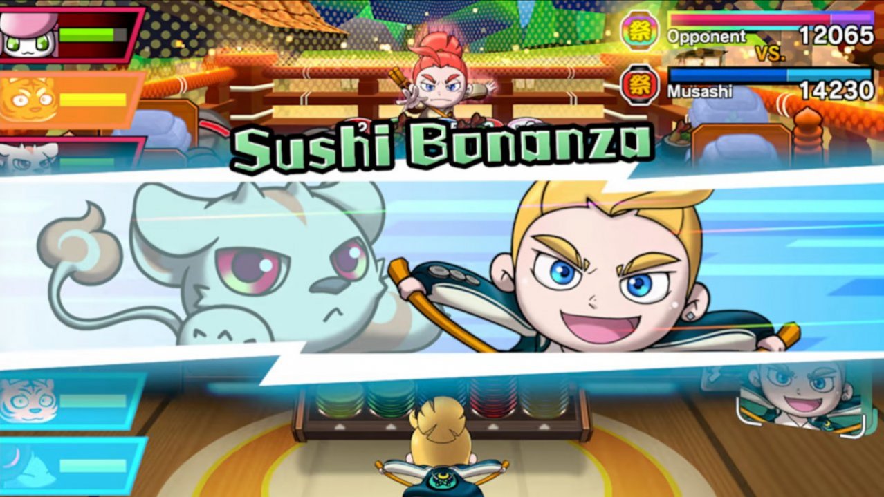 Скриншот игры Sushi Striker: The Way of Sushido для Switch