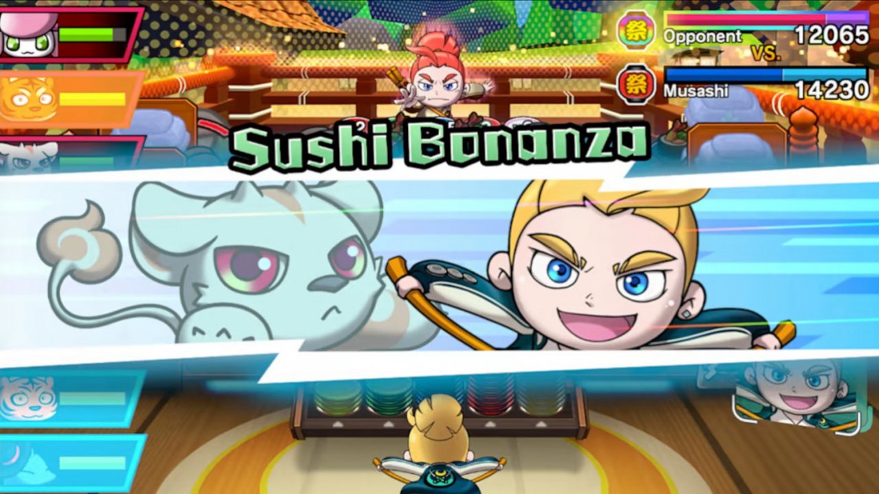 Скриншот игры Sushi Striker: The Way of Sushido (Б/У) для 3ds