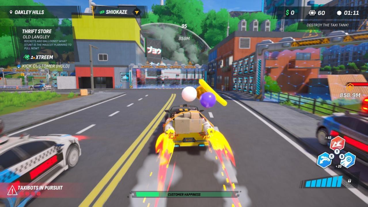 Скриншот игры Taxi Chaos 2 для Switch