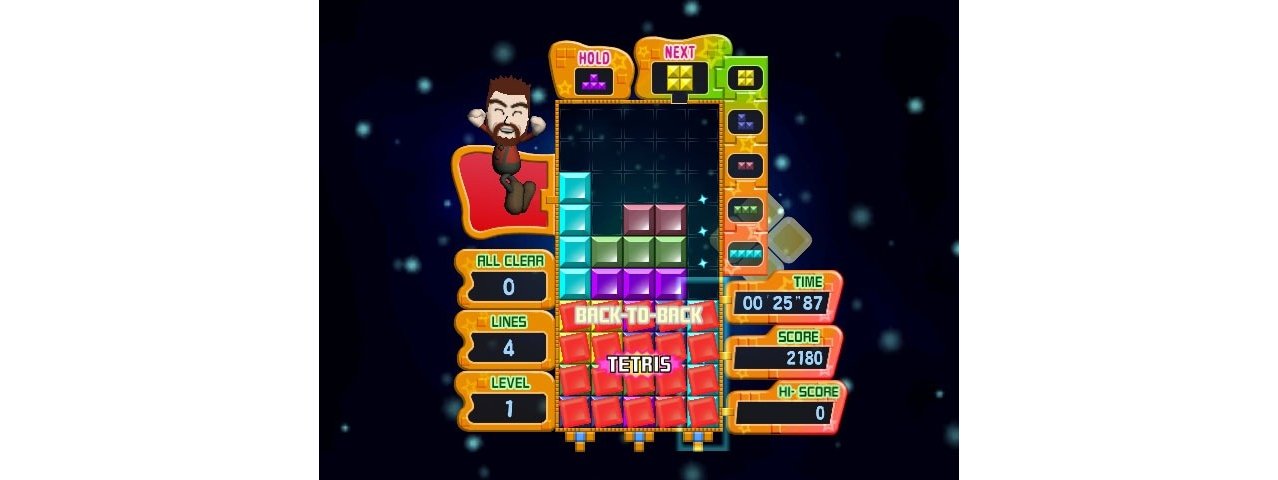 Скриншот игры Tetris Party Deluxe для 3DS