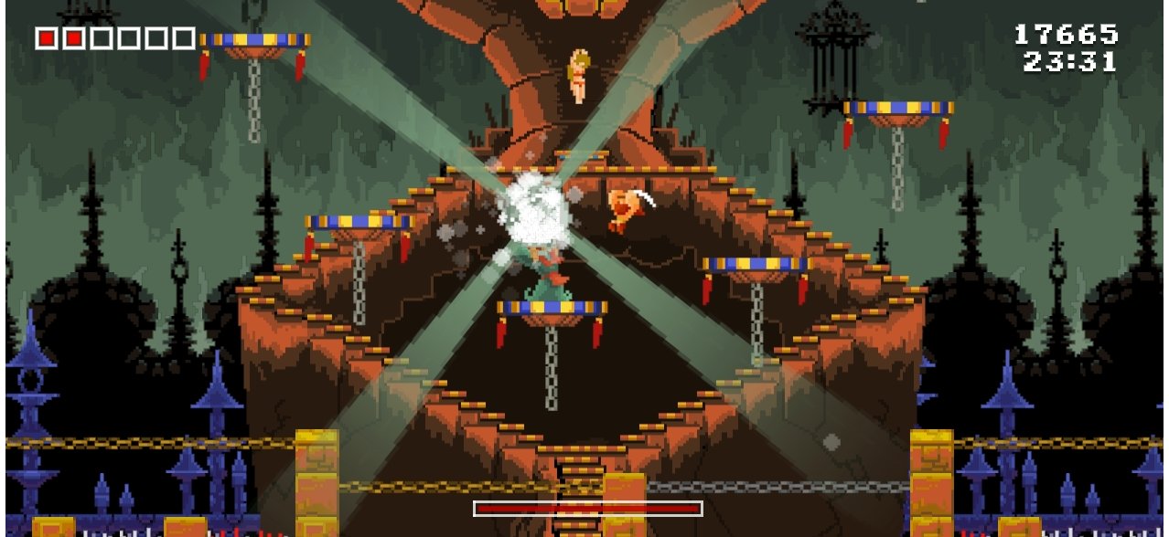Скриншот игры Tiny Barbarian DX для Switch