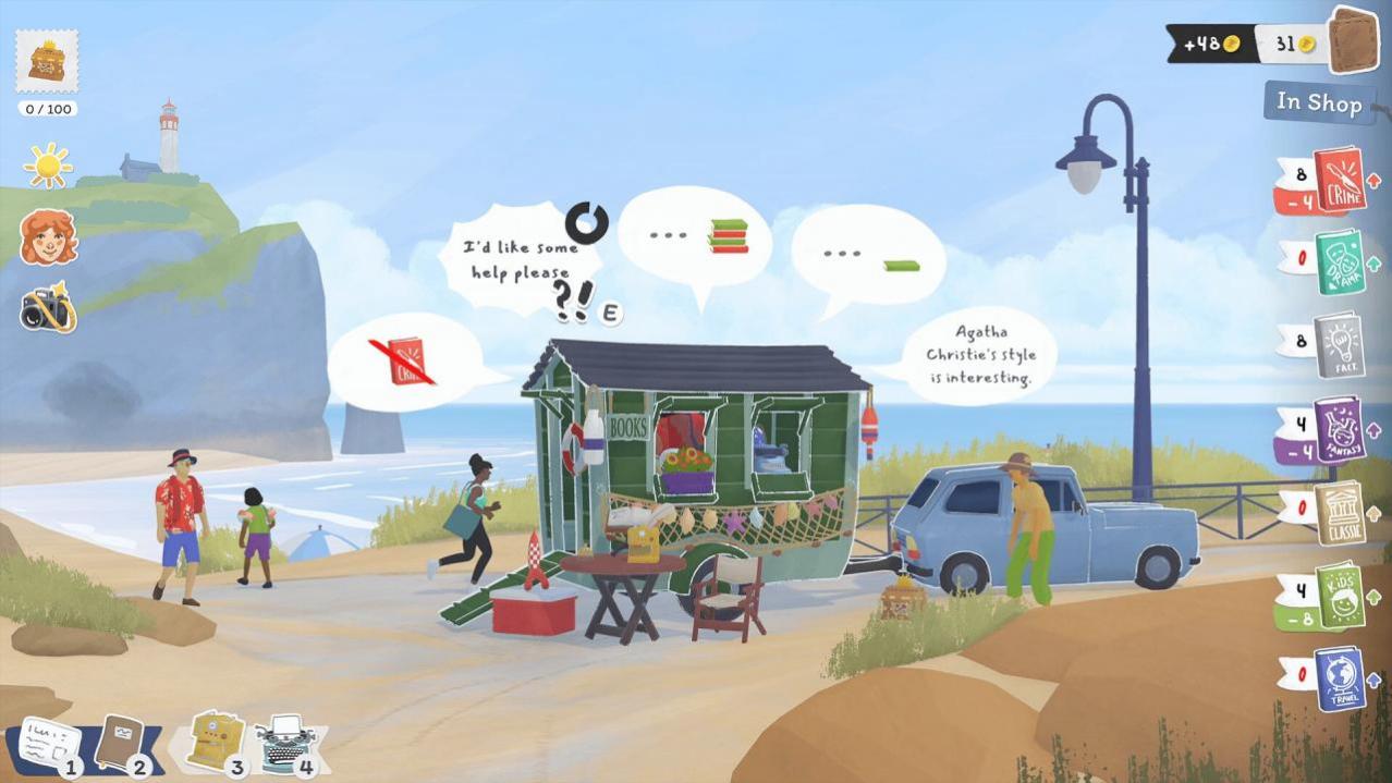 Скриншот игры Tiny Bookshop для Ps5