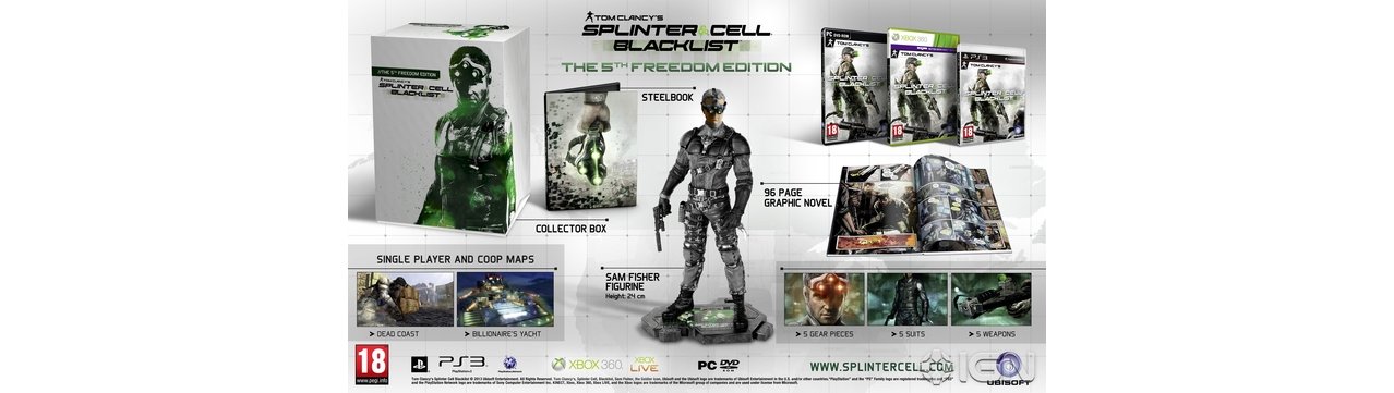 Скриншот игры Tom Clancys Splinter Cell Blacklist The 5th Freedom Edition для Pc