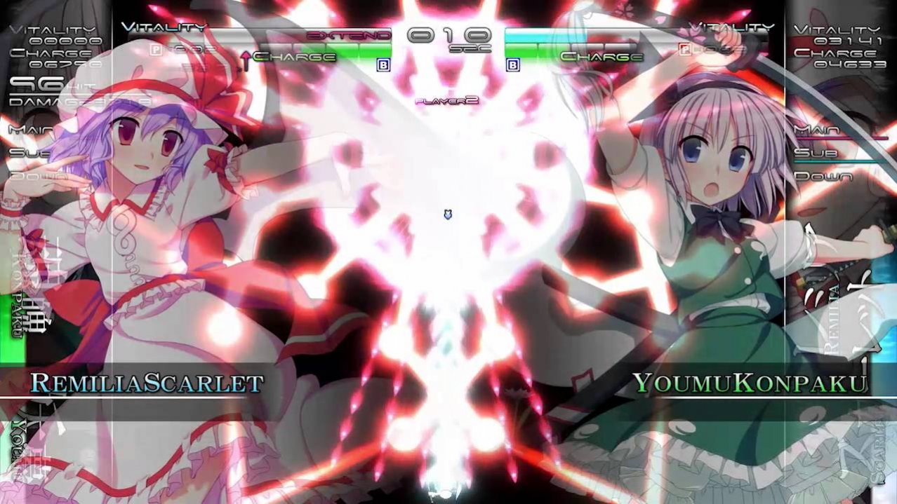 Скриншот игры Touhou Genso Rondo: Bullet Ballet (Б/У) для Ps4