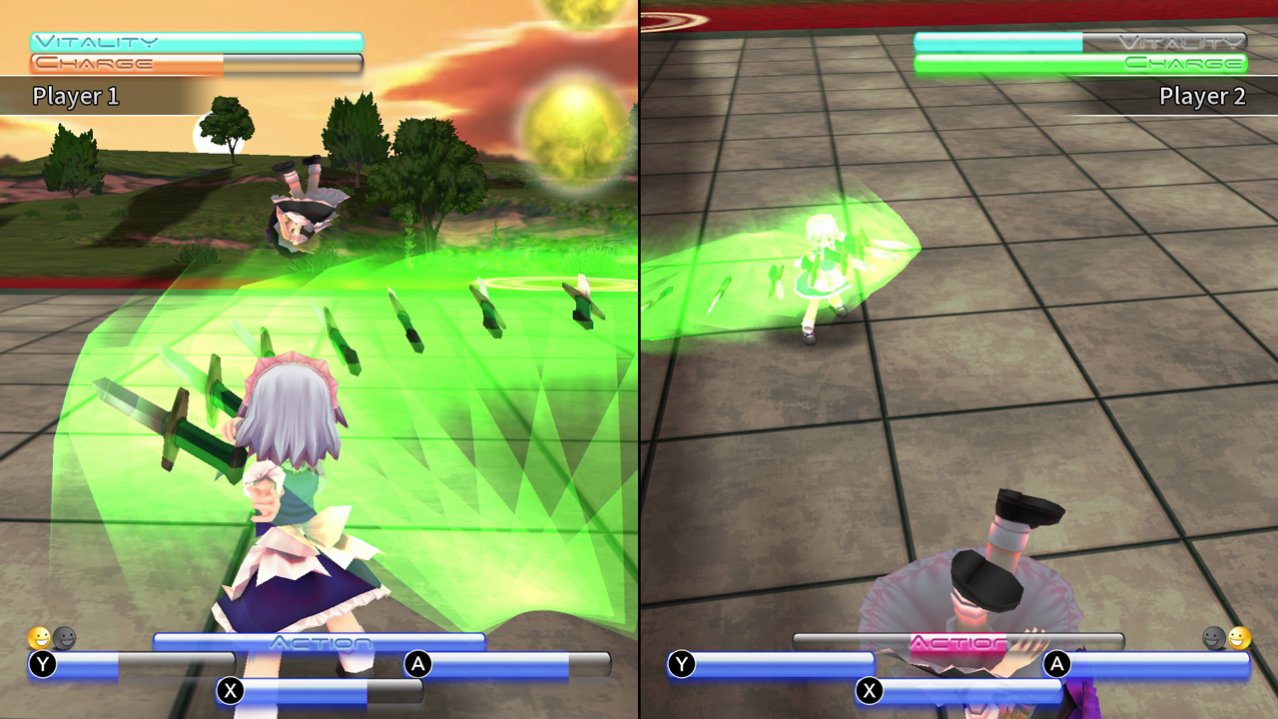 Скриншот игры Touhou Kobuto V: Burst Battle для Switch
