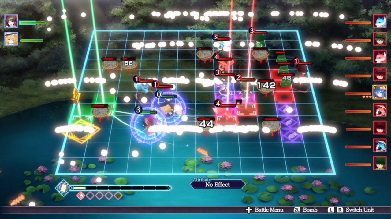 Скриншот игры Touhou Spell Carnival Day One Edition для Switch