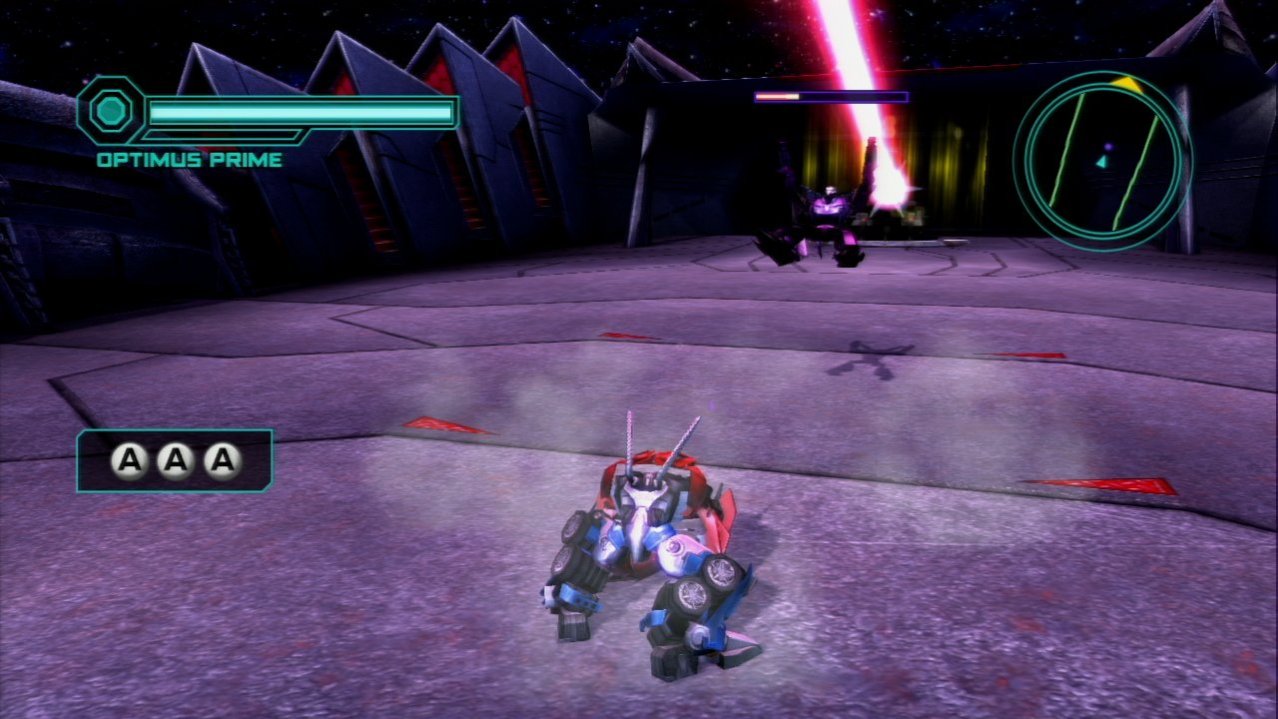 Скриншот игры Transformers: Prime – The Game для Wii