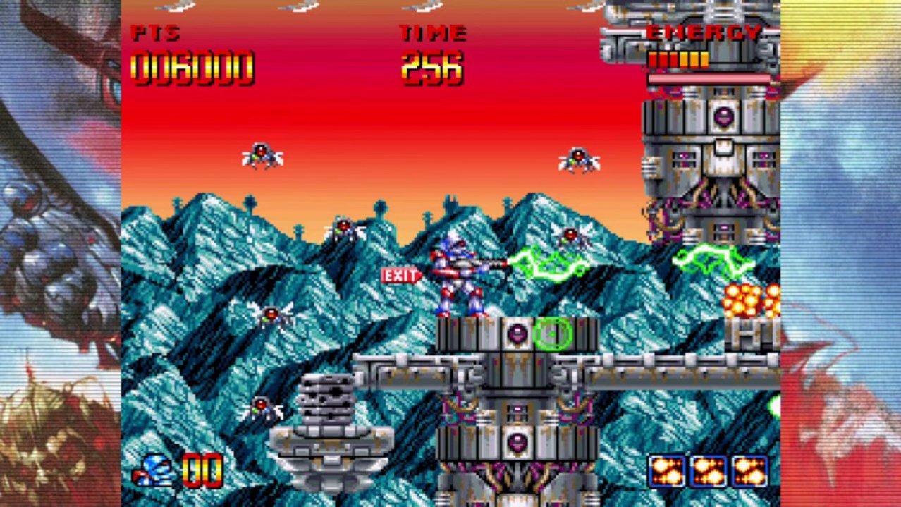 Скриншот игры Turrican Anthology Vol. 1 & Vol. 2 Collector&#039;s Edition (Strictly Limited Games) для Switch