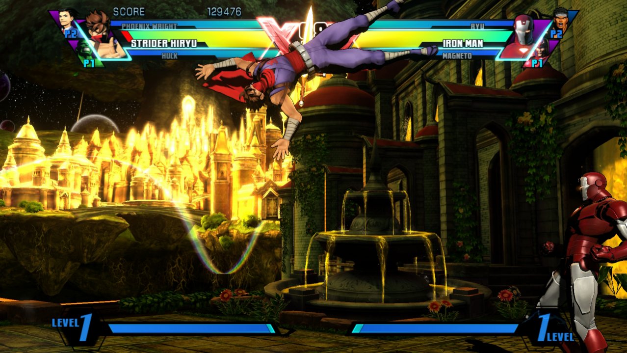 Скриншот игры Ultimate Marvel vs. Capcom 3 для PS4