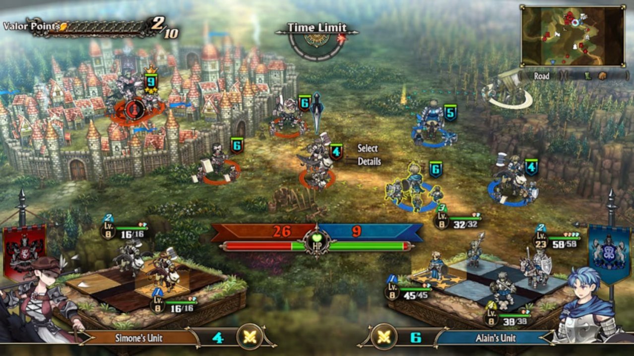 Скриншот игры Unicorn Overlord для Switch