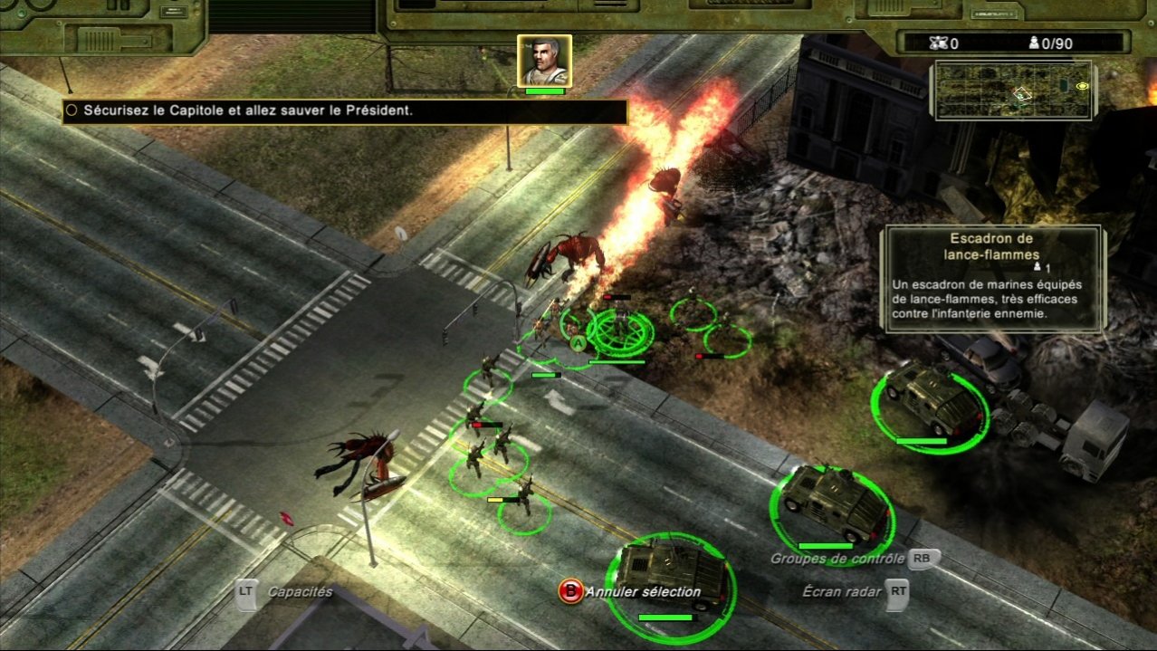 Скриншот игры Universe at War: Earth Assault для Xbox360