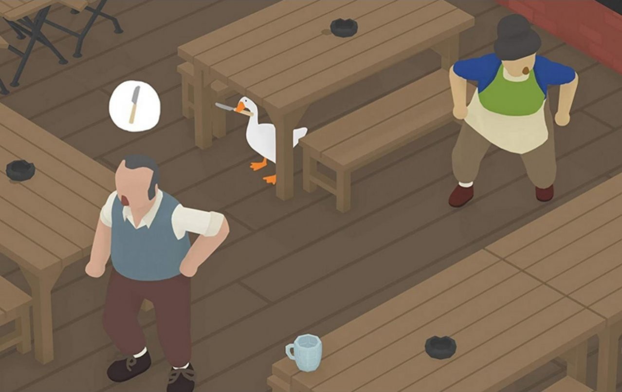 Скриншот игры Untitled Goose Game для Switch