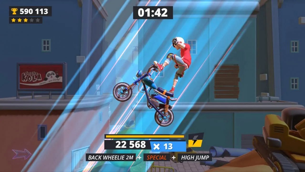 Скриншот игры Urban Trial Tricky Deluxe Edition для Ps4