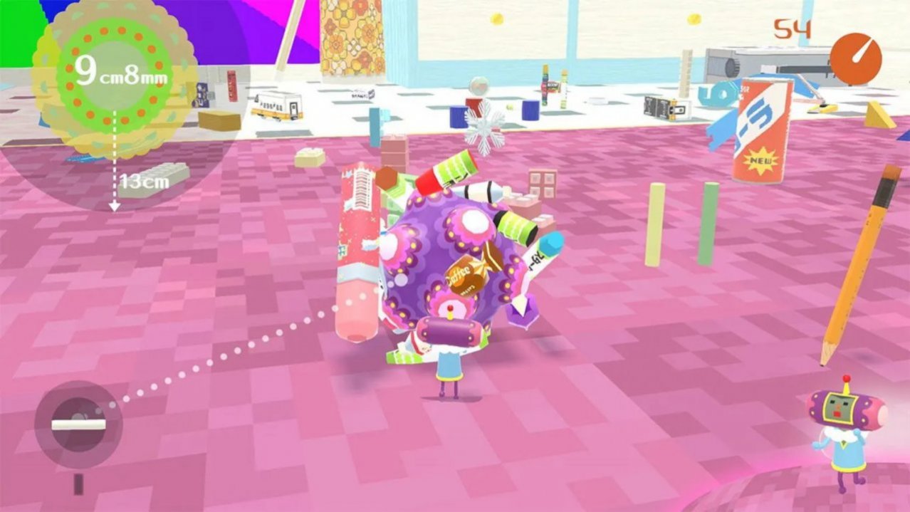 Скриншот игры We Love Katamari REROLL+ Royal Reverie для Switch