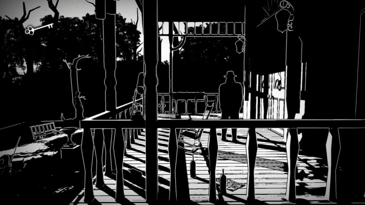 Скриншот игры White Night для Switch
