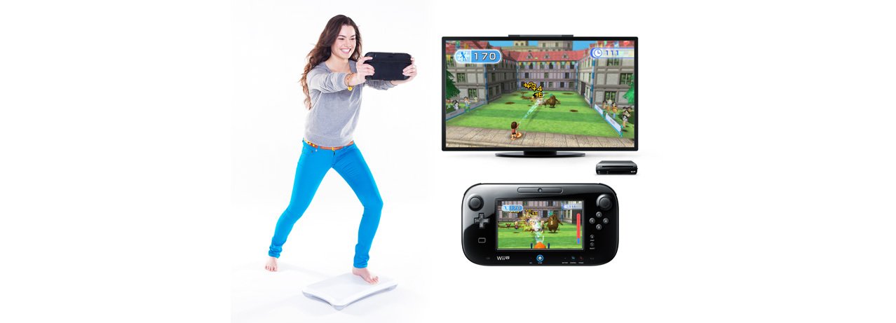 Скриншот игры Wii Fit U + Fit Meter (зеленый) для Wii
