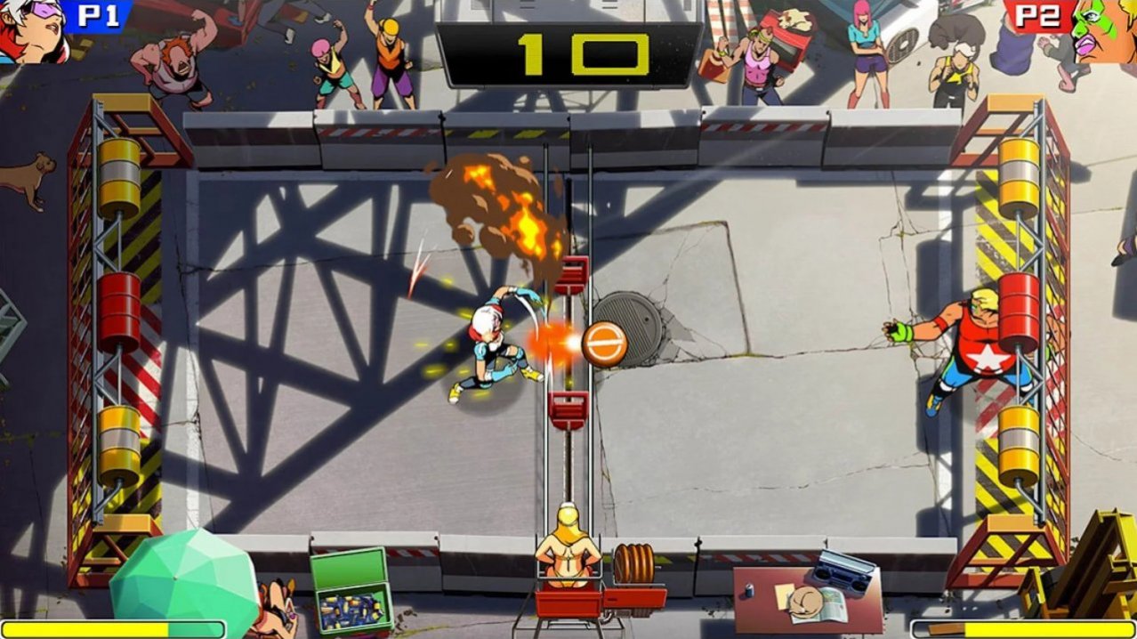 Скриншот игры WindJammers 2 для Switch