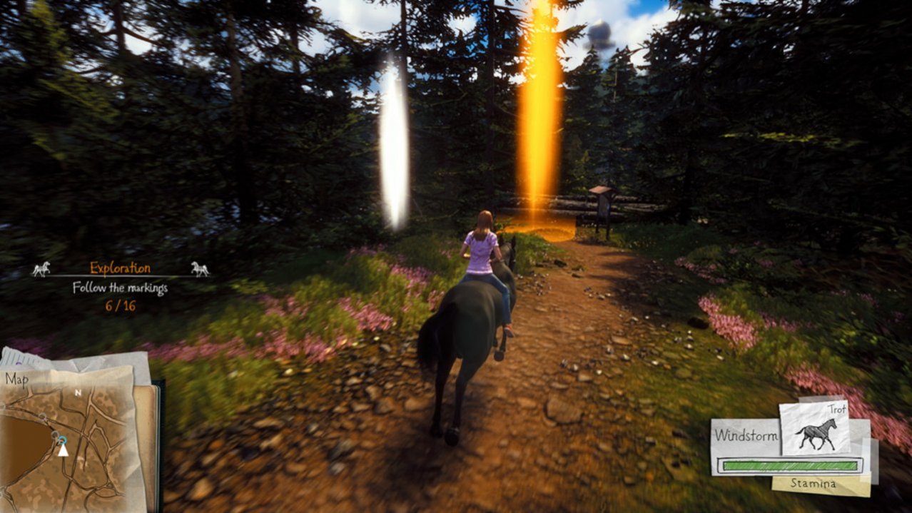 Скриншот игры Windstorm: Start of a Great Friendship для Switch