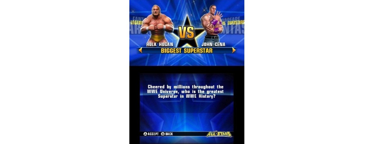 Скриншот игры WWE All Stars (Б/У) для 3ds