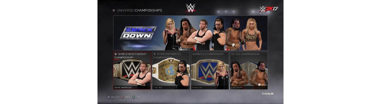 Скриншот игры WWE 2K17 для PS4